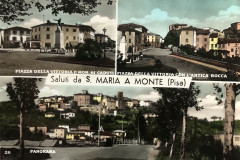 Vecchia-Foto-Cartolina-Santa-Maria-A-Monte-Pisa-3-Vedutine-FG-VG-1967