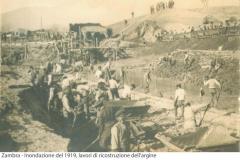 Zambra-Inondazione-1919-lavori-di-ricostruzione